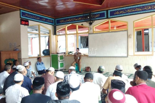 WBP Rutan Bantaeng Ikuti Ceramah Keutamaan Asmaul Husna & Kurban