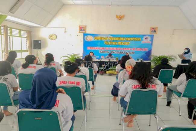 Lapas Kelas IIA Tangerang Kembali Gelar Pelatihan Menjahit