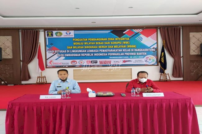 Cek Kesiapan ZI, Lapas Rangkasbitung Gandeng Ombudsman RI