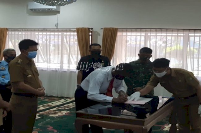 Kasubbag TU Lapas Muara Teweh Hadiri Pemusnahan Barbuk Narkoba   