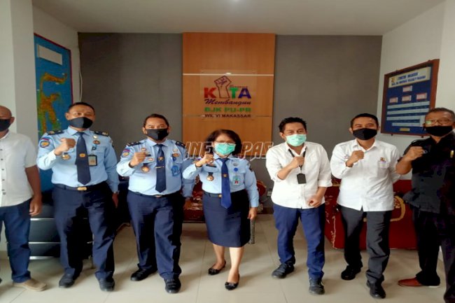 Optimalkan Pembimbingan, Bapas Makassar Sambangi Balai Jasa Kontruksi 