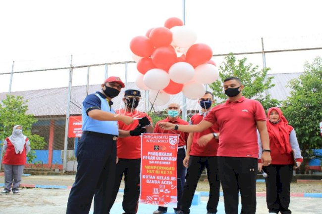 Rayakan HUT RI, Rutan Banda Aceh Gelar Pekan Olahraga Antar WBP