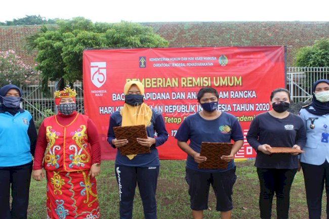 190 WBP Lapas Kelas IIA Tangerang Terima Remisi Umum