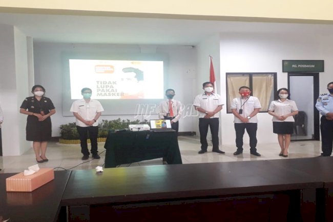 Rutan Manado Hadiri Rakor Penegak Hukum Era Normal Baru