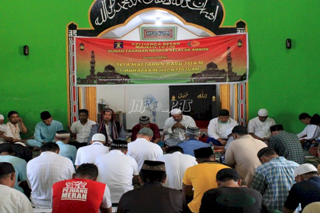 Peringati 1 Muharram, Rutan Ambon Gelar Doa Bersama