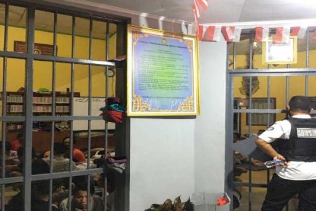 Satops Patnal  Tinjau Kegiatan Pengamanan Lapas Tangerang