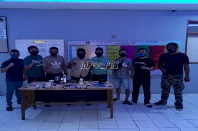 Satops Patnal Rutan Manado Geledah Blok & Kamar Hunian WBP