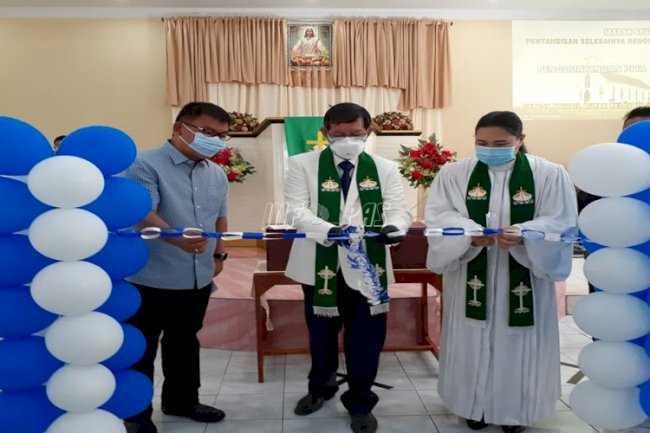 Rutan Manado Gelar Pentahbisan Renovasi Gedung Gereja Abigael