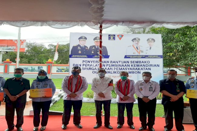 Lapas Ambon Terima Sarana Pembinaan Kemandirian WBP