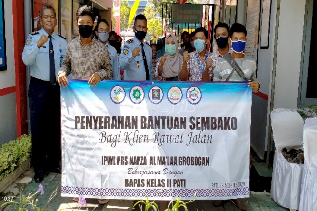 Klien Bapas Pati Dapat Sembako dari IPWL Al Ma’laa Purwodadi 