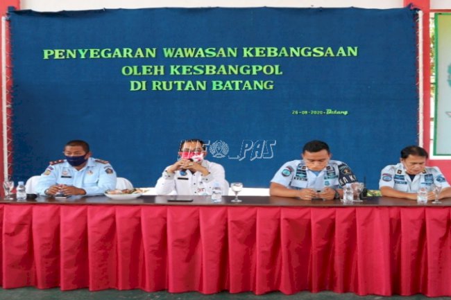 WBP Rutan Batang Ikuti Penguatan Kebangsaan dari Kesbangpol