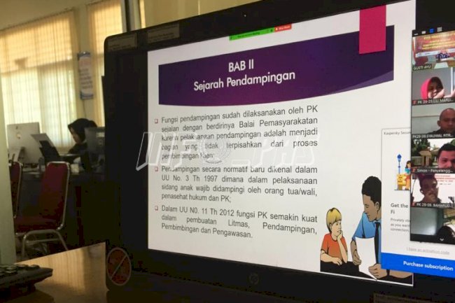 Jadi Pemateri Diklat Jarak Jauh PK, Kadiv PAS Yogya Ulik Dasar-Dasar Bimkemas