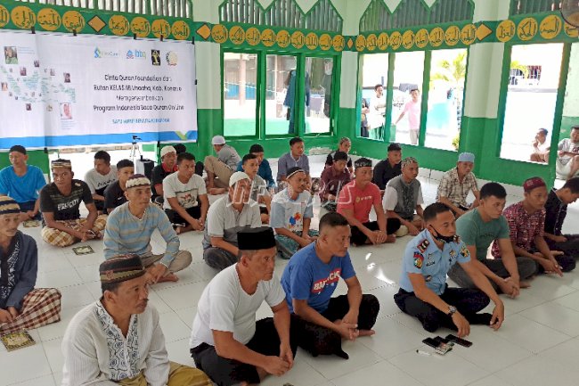 WBP Rutan Unaaha Training Baca Al-Quran 