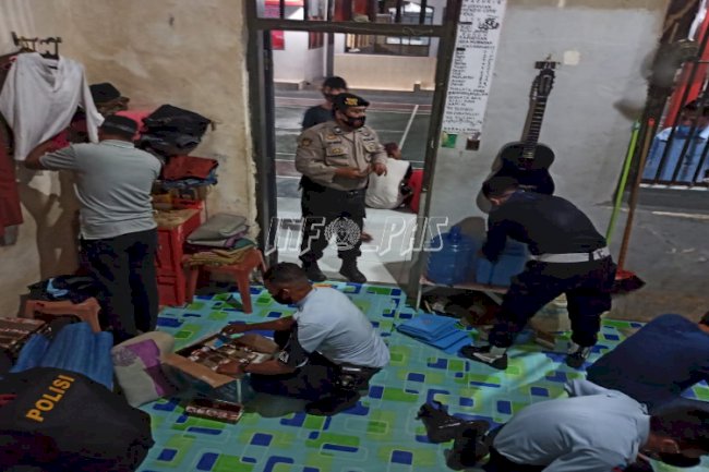 Sidak WBP, Rutan Bantaeng Gandeng Polres Bantaeng