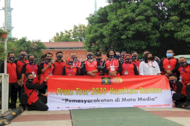 Gandeng PWI, Divpas Kemenkumham Banten Gelar Press Tour