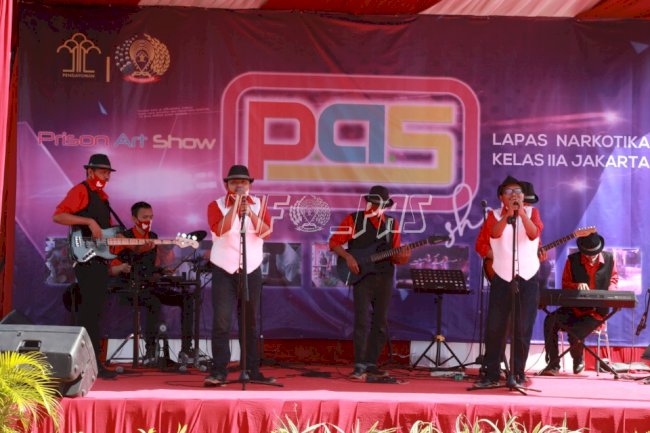 Ajang Kreativitas, Prison Art Show Tampil Perdana di Lapas Narkotika Jakarta