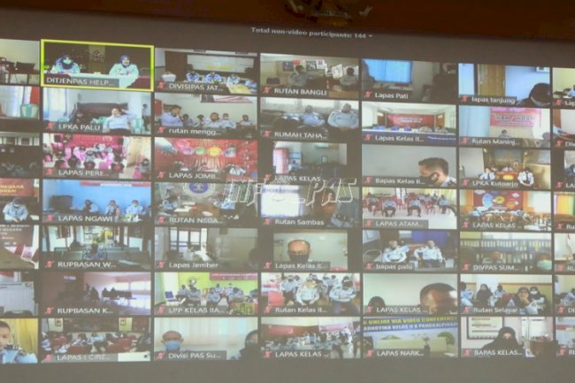 Ditjenpas Apresiasi Penerapan Protokol Kesehatan di UPT Pemasyarakatan 