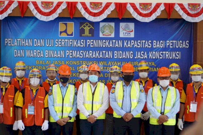 WBP & Petugas PAS DIY Dibekali Pelatihan Bidang Jasa Konstruksi