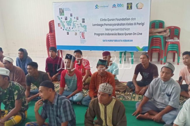 Lapas Parigi Berantas Buta Aksara Baca Al Qur'an