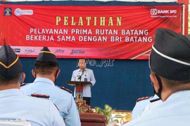 Kakanwil Jateng Buka Pelatihan Pelayanan Prima Petugas Rutan Batang