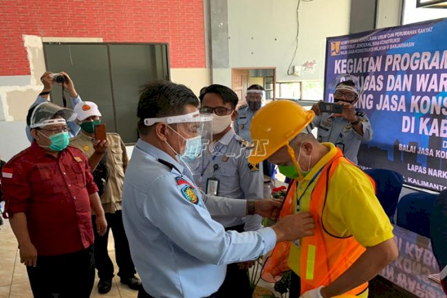 WBP & Petugas LPN Karang Intan Dibekali Pelatihan Konstruksi