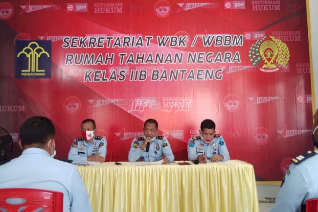 Tim ZI Rutan Bantaeng Lakukan Evaluasi IPK / IKM