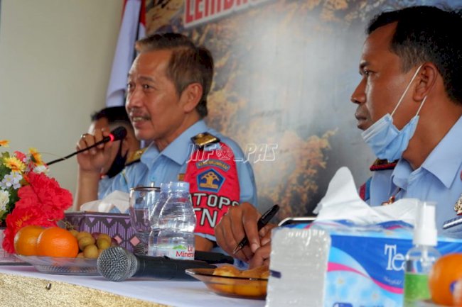 Sambangi Lapas Sampit, Ini Pesan Kadiv Pemasyarakatan