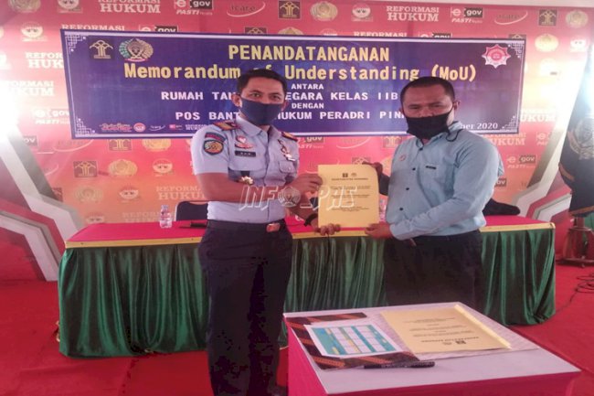 Rutan Barru Jalin Kerja Sama dengan Posbakum Peradi Pinrang