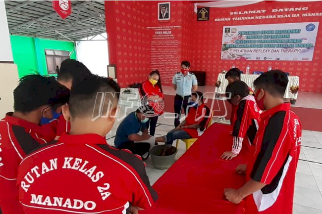 10 WBP Rutan Manado Ikuti Pelatihan Refleksi dan Terapi