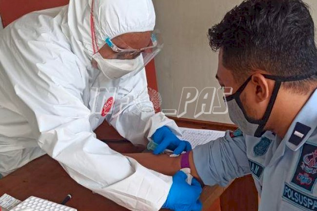 Hari Kedua, Petugas LPN Jakarta Antusias Ikuti Rapid Test