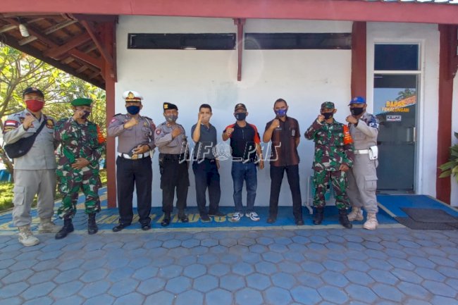 Bapas Pekalongan & Patroli Gabungan Tri Pilar Razia Pemakaian Masker