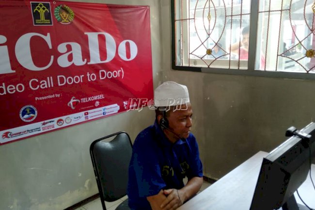 Rutan Wonosobo Fasilitasi Layanan Video Call Door to Door