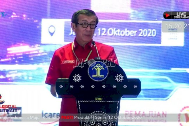 Jajaran LPN Jakarta Ikuti Pengukuhan Revolusi Digital Layanan Publik Kemenkumham 