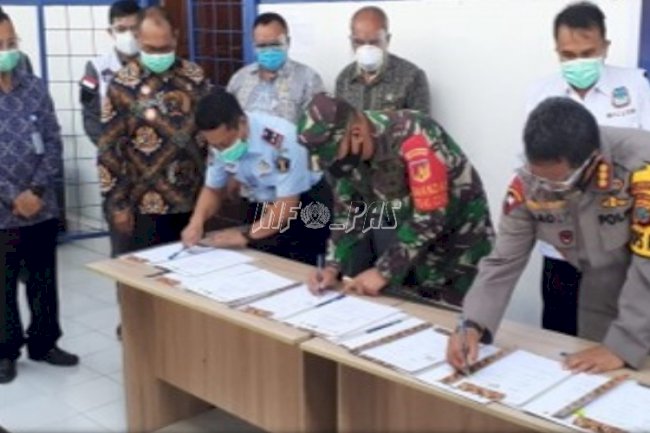 Karutan Manado Hadiri Peresmian Rumah Singgah COVID-19 Khusus Tahanan dan Narapidana 