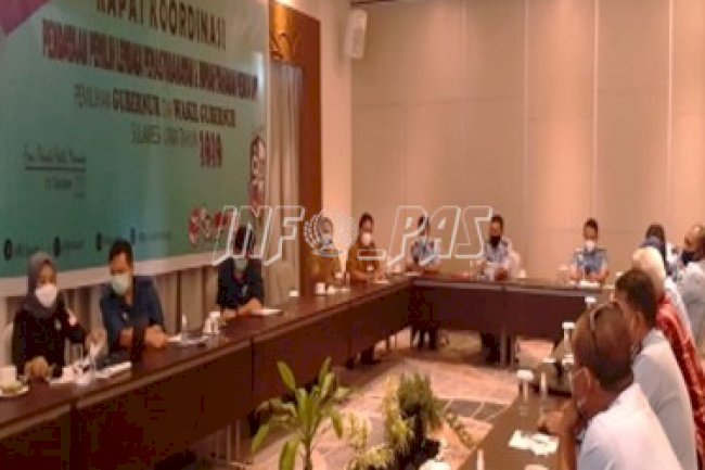 Rutan Manado Hadiri Rakor Pendataan Pemilih Lapas & Rutan Menuju Pilkada Sulut 2020