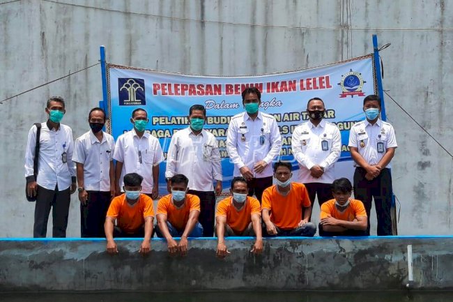 Gandeng SUPM, Lapas Kotaagung Latih WBP Budidaya Ikan