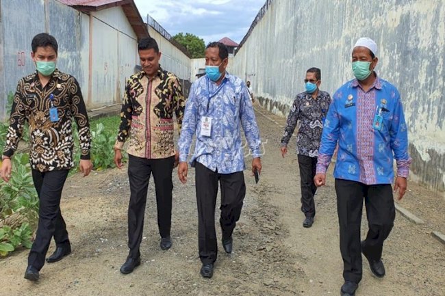 Kanwil Aceh Tinjau Sarana Pengamanan Rutan Banda Aceh