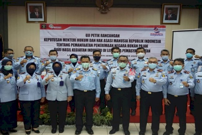 UPT PAS Dukung Uji Petik Pemanfaatan PNBP Hasil Industri di Lapas