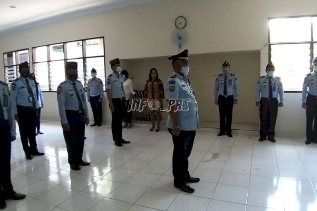 Rutan Manado Hadiri Pelantikan dan Pengantar Tugas di Bapas Manado