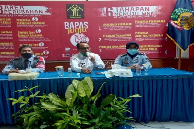 Direktur Bimkemas & PA bersama Kadivpas DIY Berikan Penguatan di Bapas Yogyakarta