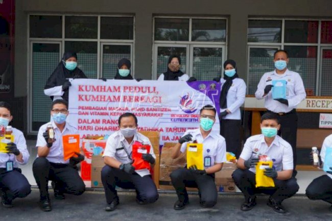 Kumham Peduli, Lapas Narkotika Jakarta Berbagi