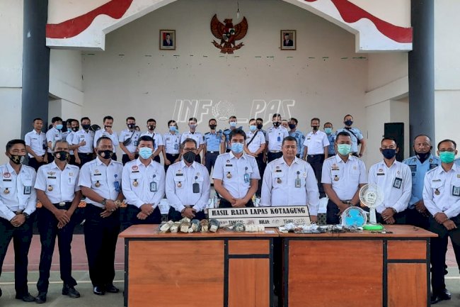Pimpin Salam Pemasyarakatan dan Sidak Lapas Kotaagung, Kadivpas Lampung: Ciptakan Situasi Aman dan Kondusif