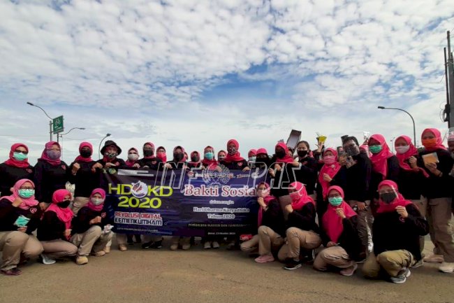 Momen HDKD, Sejumlah UPT Pemasyarakatan Gelar Bakti Sosial