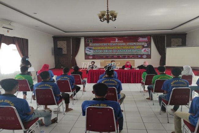WBP Lapas Rangkasbitung Belajar Anatomi Desain