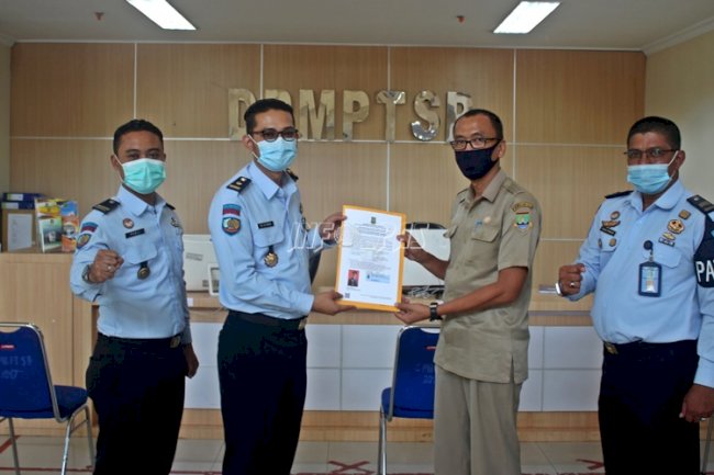 Dapur Lapas Cilegon Raih Sertifikat Laik Hygiene Sanitasi Jasa Boga