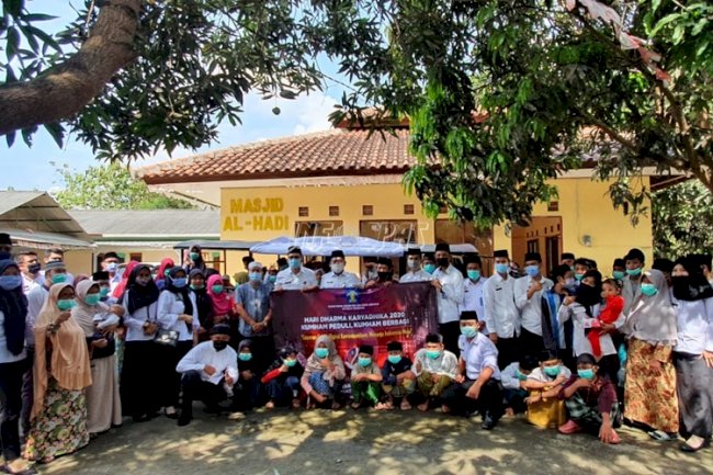 Lapas Cilegon Berbagi dengan Yayasan Yatim Piatu Baiturrahman Kasemen