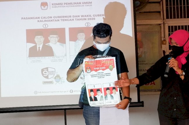 WBP Lapas Sampit Ikuti Sosialisasi Jelang Pilkada Kalteng