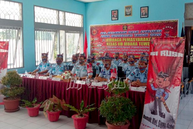 Desk Evaluasi ZI, Lapas Muara Teweh Pamerkan Inovasi Si Landak