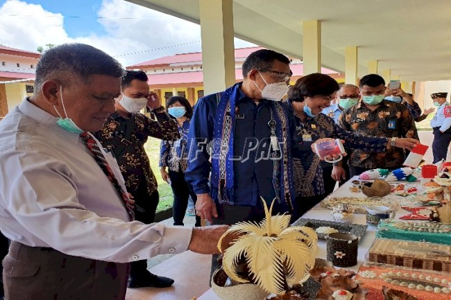 Tarian Cakalele Sambut Irwil II & Kakanwil Maluku di LPKA Ambon