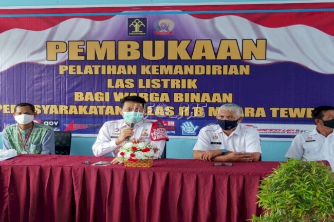 Gelar Pelatihan, Lapas Muara Teweh Kembali Gandeng Pihak Ketiga